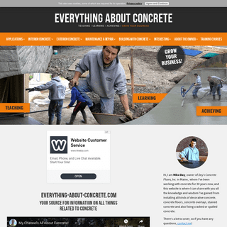 A complete backup of everything-about-concrete.com