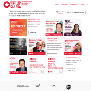 Startup Canada - Startup Canada - Home Page
