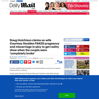 A complete backup of www.dailymail.co.uk/tvshowbiz/article-7993079/Doug-Hutchison-claims-Courtney-Stodden-faked-pregnancy-miscar