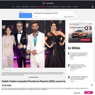 Daddy Yankee conquista Premios Lo Nuestro 2020, conoce la lista completa de ganadores - MÃºsica - Las Estrellas TV