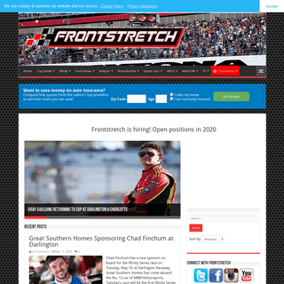 A complete backup of frontstretch.com