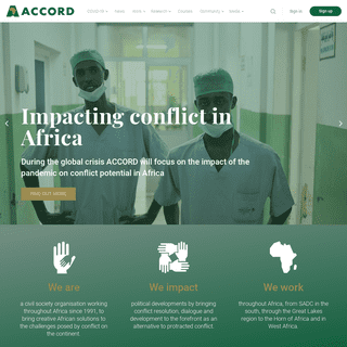 A complete backup of accord.org.za