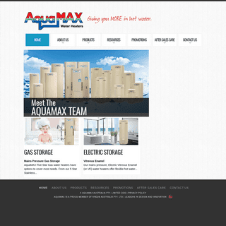 A complete backup of aquamax.com.au