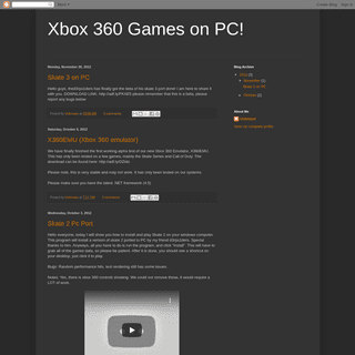 Xbox 360 Games on PC!