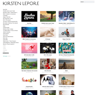 A complete backup of kirstenlepore.com