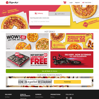 A complete backup of pizzahut.com.sg
