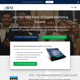 WSI Franchise - Own the Top Rated Digital Marketing Franchise