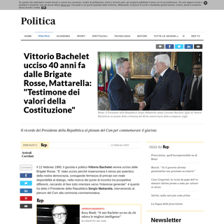 A complete backup of www.repubblica.it/politica/2020/02/12/news/vittorio_bachelet_ucciso_40_anni_fa_dalle_brigate_rosse_mattarel