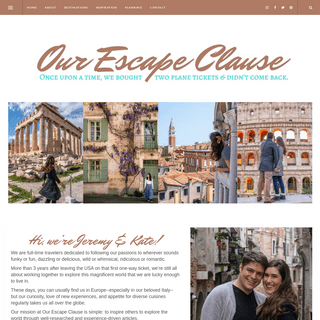 Our Escape Clause - Travel + Culture in Europe & Beyond