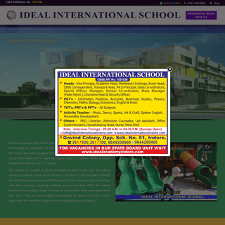 Best CBSE School - Ideal International Indore
