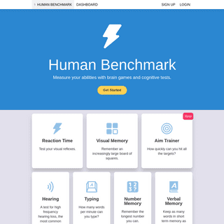 A complete backup of humanbenchmark.com