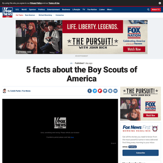 A complete backup of www.foxnews.com/us/5-facts-about-the-boy-scouts-of-america