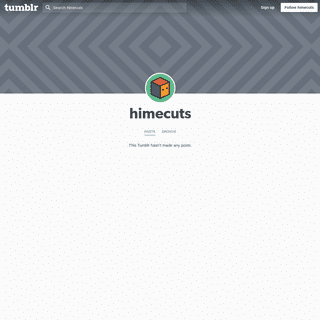 A complete backup of himecuts.tumblr.com
