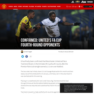 A complete backup of www.manutd.com/en/news/detail/man-utd-to-face-tranmere-rovers-in-emirates-fa-cup-fourth-round