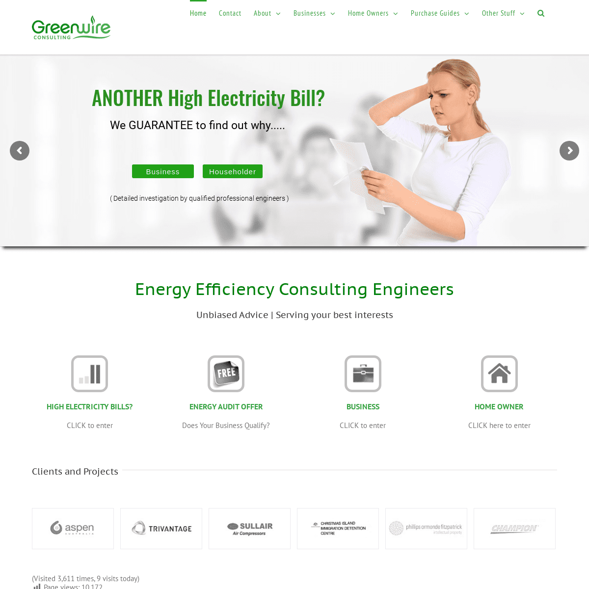 A complete backup of greenwire.com.au