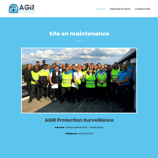 A complete backup of agir-protection-surveillance.fr
