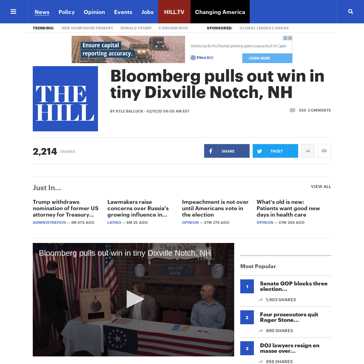 A complete backup of thehill.com/homenews/campaign/482466-bloomberg-pulls-out-win-in-tiny-dixville-notch-nh
