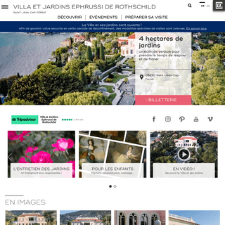 Villa & Jardins Ephrussi de Rothschild - Site officiel - gÃ©rÃ©e par Culturespaces, Saint-Jean-Cap-Ferrat