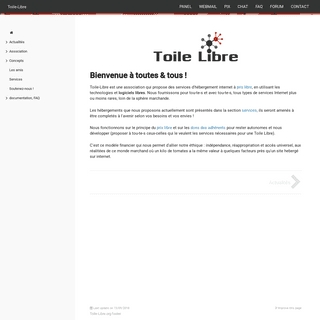 A complete backup of toile-libre.org