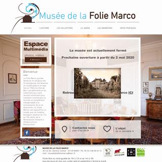 A complete backup of musee-foliemarco.com