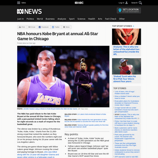 A complete backup of www.abc.net.au/news/2020-02-17/nba-all-stars-game-pays-respect-to-kobe-bryant/11972270