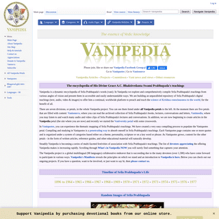 A complete backup of vanipedia.org