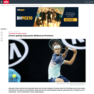 A complete backup of www.n-tv.de/sport/Zverev-gelingt-imposante-Melbourne-Premiere-article21536225.html