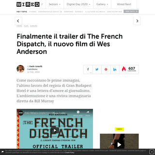 A complete backup of www.wired.it/play/cinema/2020/02/12/the-french-dispatch-trailer-film-wes-anderson/