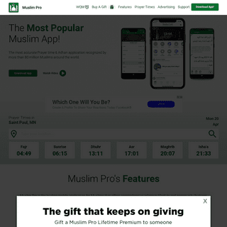 A complete backup of muslimpro.com