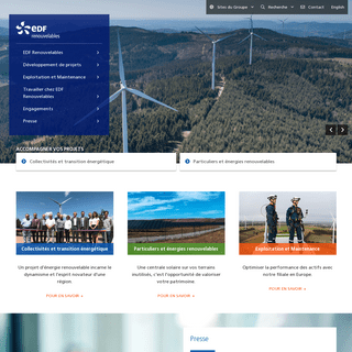 EDF Renouvelables - DÃ©veloppement d'Ã©nergie renouvelable