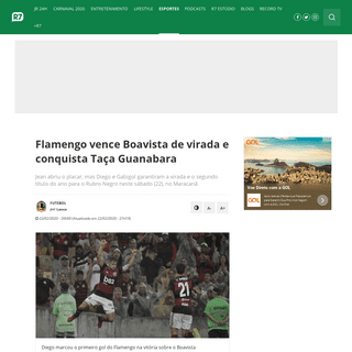 A complete backup of esportes.r7.com/futebol/flamengo-vence-boavista-de-virada-e-conquista-taca-guanabara-22022020