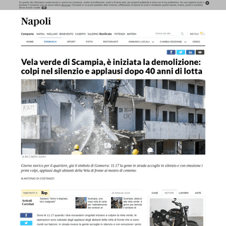 A complete backup of napoli.repubblica.it/cronaca/2020/02/20/news/scampia_al_via_la_demolizione_della_vela_verde_giu_il_simbolo_