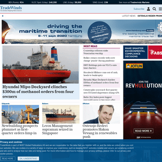 TradeWinds - Latest shipping and maritime news
