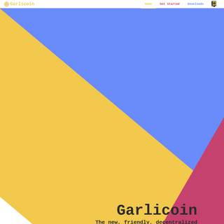 A complete backup of garlicoin.io