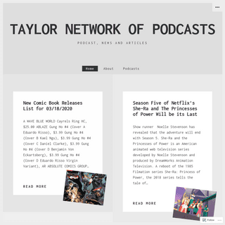 A complete backup of taylornetworkofpodcasts.com