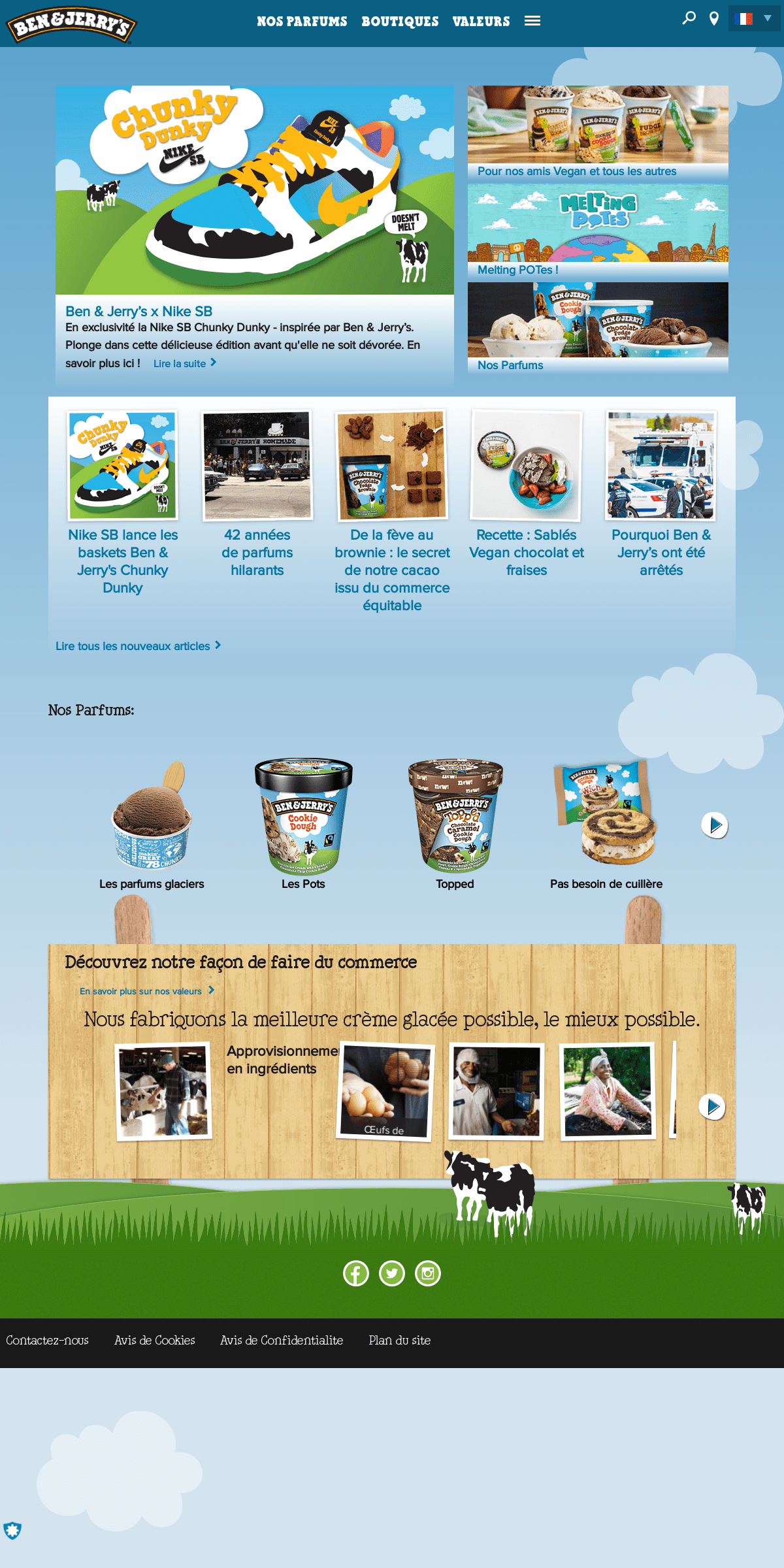 A complete backup of benjerry.fr