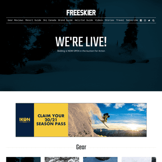 A complete backup of freeskier.com