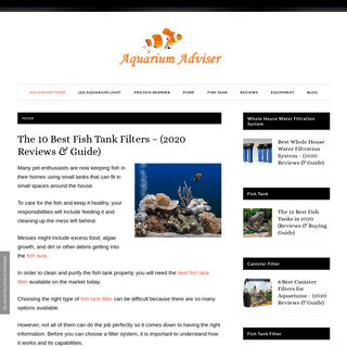 A complete backup of aquariumadviser.com