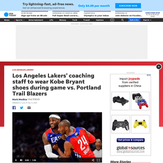 A complete backup of www.usatoday.com/story/sports/nba/lakers/2020/01/31/kobe-bryant-tribute-lakers-coaching-staff-shoes-trail-b