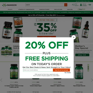 A complete backup of swansonvitamins.com