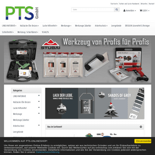 A complete backup of pts-onlineshop.com