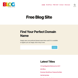 A complete backup of free-blog-site.com