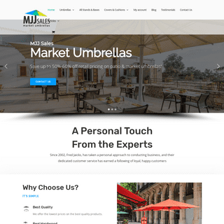 MJJSales.com - Market Umbrellas & Patio Umbrellas