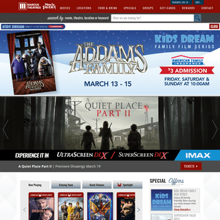 Marcus Theatres - Find Movie Times and Buy Tickets Online