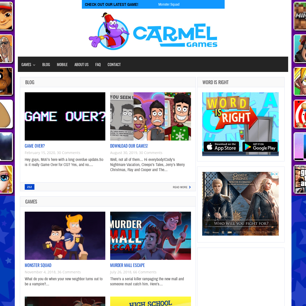 A complete backup of carmelgames.com