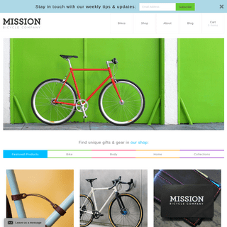 A complete backup of missionbicycle.com