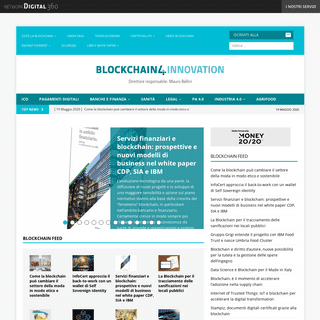 Blockchain 4Innovation - Il primo sito editoriale in Italia dedicato alla Blockchain