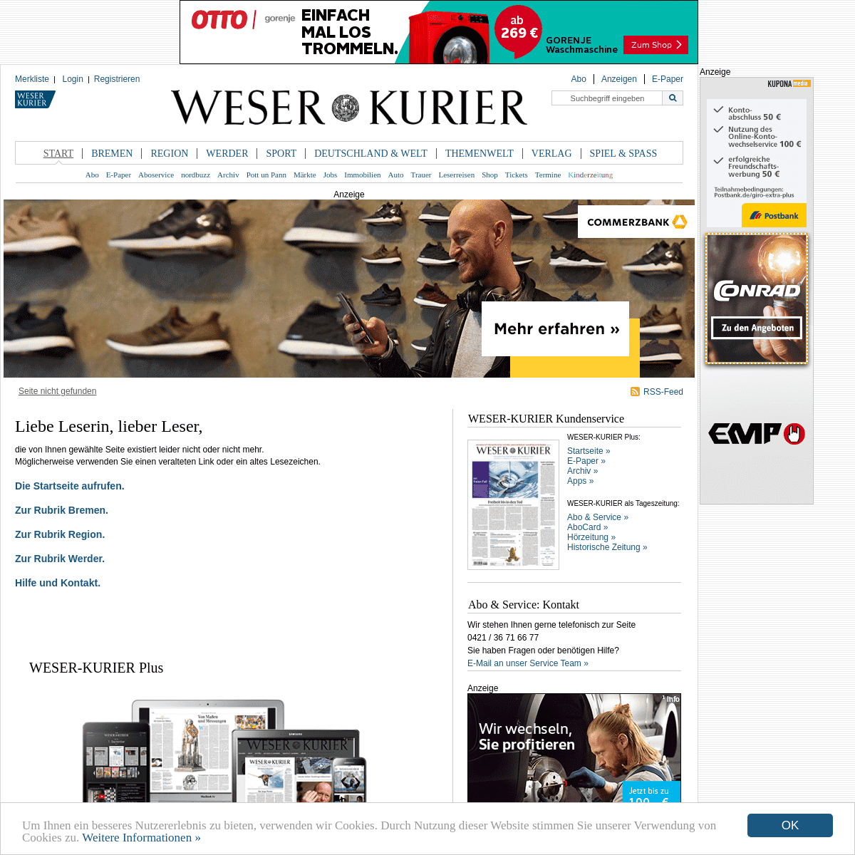 A complete backup of www.weser-kurier.de/startseite_artikel