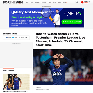 A complete backup of ftw.usatoday.com/2020/02/how-to-watch-aston-villa-vs-tottenham-premier-league-live-stream-schedule-tv-chann