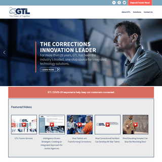 GTL - The Corrections Innovation Leader